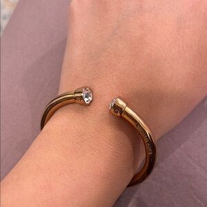 Michael Kors Gold Bracelet with Crystal Accents